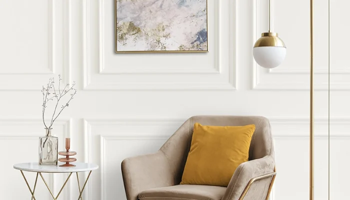 picture-frame-by-velvet-armchair